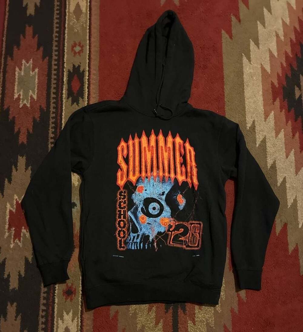 Summer School Tour '26 Hoodie Size Medium Black